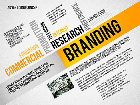 Concept de présentation publicitaire, Diapositive 7, 02697, Modèles de présentations — PoweredTemplate.com