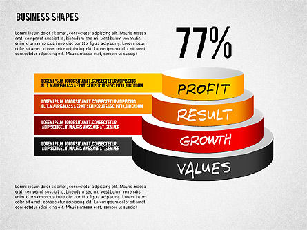 Values Profit Chain Presentation Concept, Slide 7, 02700, Stage Diagrams — PoweredTemplate.com