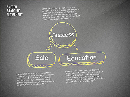 Diagrama de flujo de inicio, Diapositiva 12, 02701, Diagramas de flujo — PoweredTemplate.com