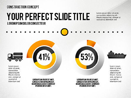 Infografía de la industria, Diapositiva 8, 02703, Plantillas de presentación — PoweredTemplate.com