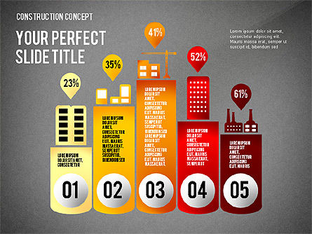 Infografica Industry presentazione concetto, Slide 9, 02703, Modelli Presentazione — PoweredTemplate.com