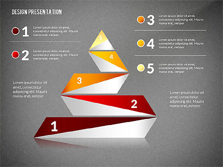Modèle de présentation avec des formes créatives, Diapositive 13, 02704, Formes — PoweredTemplate.com