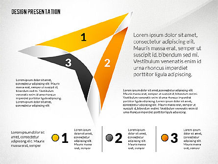 Modèle de présentation avec des formes créatives, Diapositive 4, 02704, Formes — PoweredTemplate.com