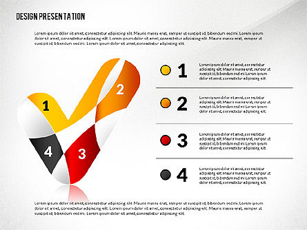Plantilla de presentación con formas creativas, Diapositiva 7, 02704, Formas — PoweredTemplate.com