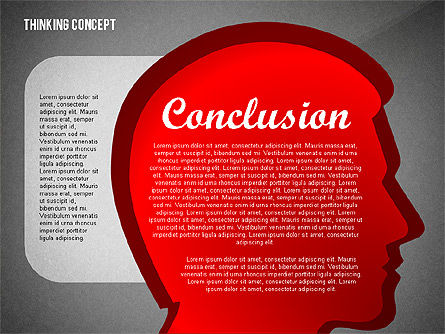 Thinking Concept Presentation Template, Slide 13, 02706, Stage Diagrams — PoweredTemplate.com