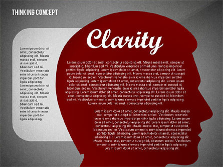 생각 컨셉 프리젠 테이션 템플릿, 슬라이드 14, 02706, 단계 도표 — PoweredTemplate.com