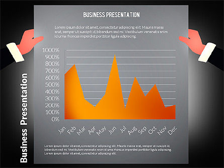 Presentasi Bisnis Yang Tidak Biasa Dengan Data Driven Charts, Slide 14, 02712, Templat Presentasi — PoweredTemplate.com
