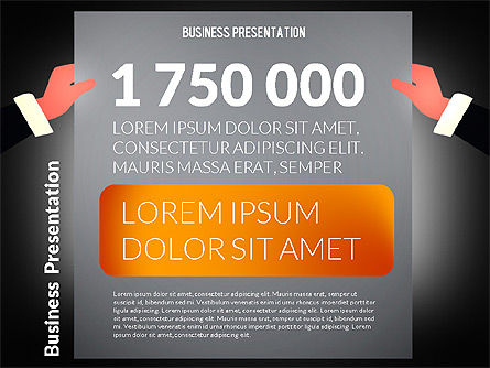 Presentación inusual de negocios con gráficos controlados por datos, Diapositiva 16, 02712, Plantillas de presentación — PoweredTemplate.com