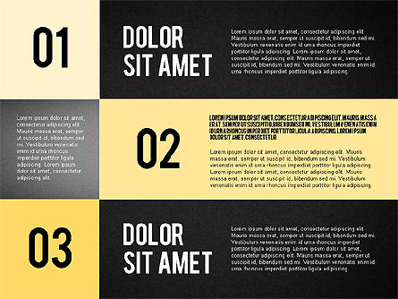 Opciones y etapas con números, Diapositiva 11, 02715, Diagramas de la etapa — PoweredTemplate.com