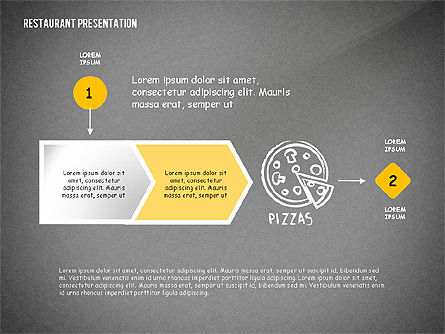 Restaurant menu met presentatiesjabloon, Dia 10, 02716, Presentatie Templates — PoweredTemplate.com