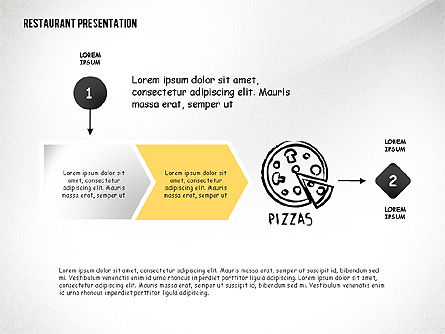 Menu du restaurant servant un modèle de présentation, Diapositive 2, 02716, Modèles de présentations — PoweredTemplate.com
