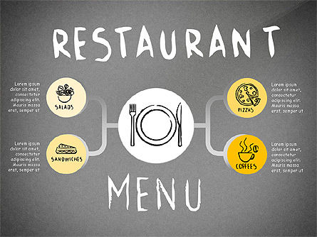 Restaurant menu met presentatiesjabloon, Dia 9, 02716, Presentatie Templates — PoweredTemplate.com
