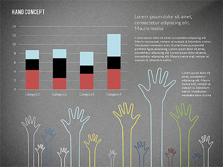 Modèle de présentation pour les mains, Diapositive 10, 02722, Modèles de présentations — PoweredTemplate.com