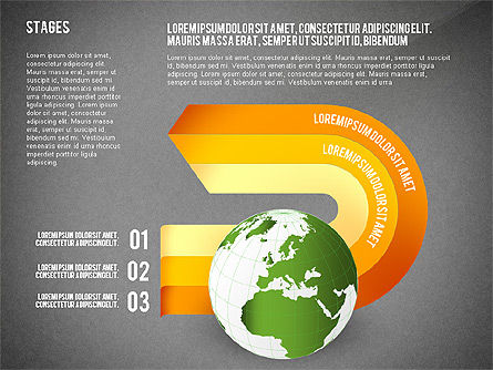 Globe opties en stages, Dia 13, 02723, Stage diagrams — PoweredTemplate.com