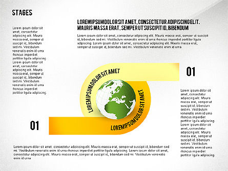 Opciones y etapas del globo, Diapositiva 2, 02723, Diagramas de la etapa — PoweredTemplate.com