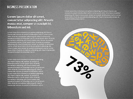 Presentación con formas y siluetas, Diapositiva 12, 02725, Siluetas — PoweredTemplate.com