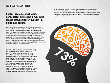 Presentation with Shapes and Silhouettes, Slide 4, 02725, Silhouettes — PoweredTemplate.com