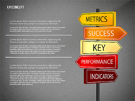 Concept de présentation Kpi, Diapositive 10, 02729, Modèles commerciaux — PoweredTemplate.com