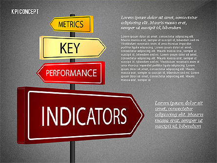Concept de présentation Kpi, Diapositive 13, 02729, Modèles commerciaux — PoweredTemplate.com