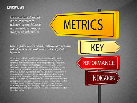 Concept de présentation Kpi, Diapositive 14, 02729, Modèles commerciaux — PoweredTemplate.com