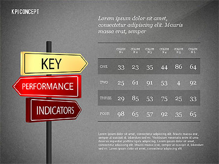 Concept de présentation Kpi, Diapositive 16, 02729, Modèles commerciaux — PoweredTemplate.com