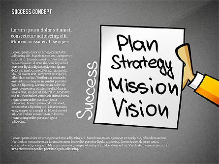 Concept pyramidal de succès, Diapositive 10, 02730, Schémas d'étapes — PoweredTemplate.com