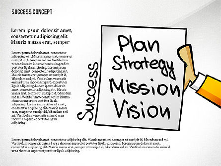 Concept pyramidal de succès, Diapositive 2, 02730, Schémas d'étapes — PoweredTemplate.com