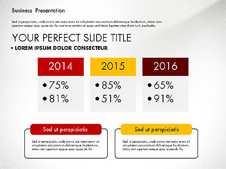 年度比較プレゼンテーションレポート, スライド 3, 02731, ビジネスモデル — PoweredTemplate.com