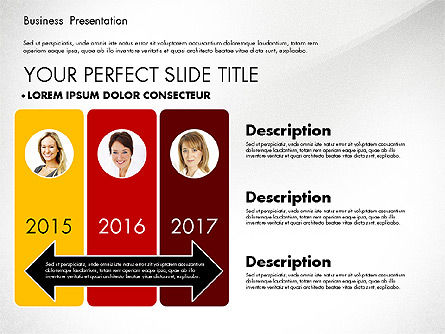 Tahun Perbandingan Laporan Presentasi, Slide 6, 02731, Model Bisnis — PoweredTemplate.com