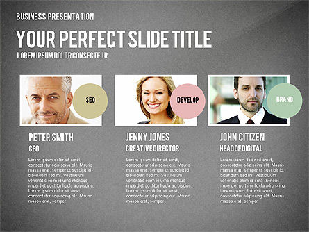 Web Promotion Presentation with Data Driven Charts, Slide 10, 02740, Presentation Templates — PoweredTemplate.com