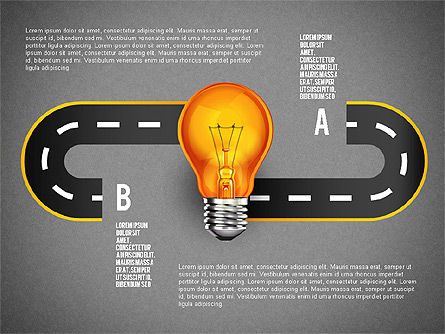 Soluciones alternativas e ideas, Diapositiva 10, 02741, Plantillas de presentación — PoweredTemplate.com