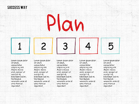 Way to Success Concept, Slide 7, 02743, Stage Diagrams — PoweredTemplate.com