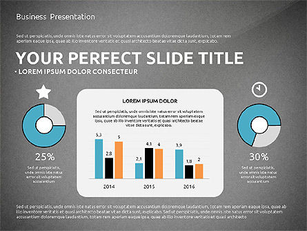 Professional Team Presentation Template, Slide 10, 02744, Presentation Templates — PoweredTemplate.com