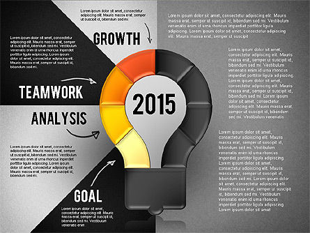 Year Plan Stages Presentation Template, Slide 12, 02745, Stage Diagrams — PoweredTemplate.com