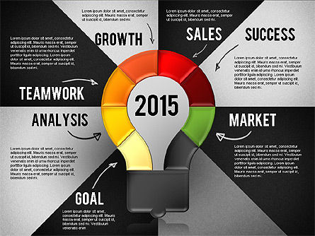 Year Plan Stages Presentation Template, Slide 15, 02745, Stage Diagrams — PoweredTemplate.com