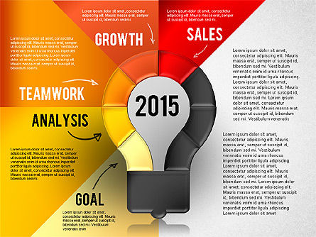 Year Plan Stages Presentation Template, Slide 5, 02745, Stage Diagrams — PoweredTemplate.com