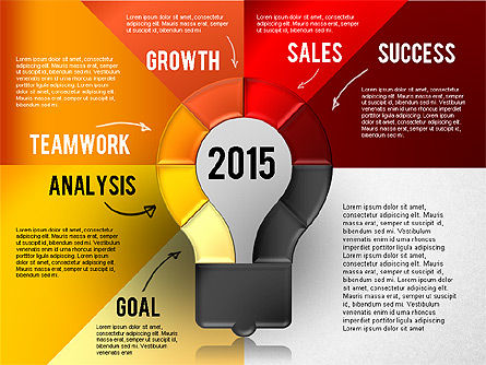 Year Plan Stages Presentation Template, Slide 6, 02745, Stage Diagrams — PoweredTemplate.com