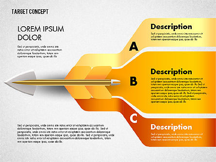 Frapper le concept de présentation cible, Diapositive 4, 02746, Modèles de présentations — PoweredTemplate.com