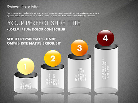 Modèle de présentation d'entreprise simple, Diapositive 12, 02747, Modèles commerciaux — PoweredTemplate.com