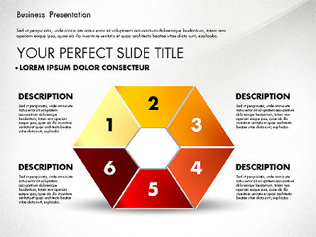 Eenvoudige zakelijke presentatie sjabloon, Dia 6, 02747, Businessmodellen — PoweredTemplate.com