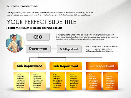 Modèle de présentation d'entreprise simple, Diapositive 7, 02747, Modèles commerciaux — PoweredTemplate.com