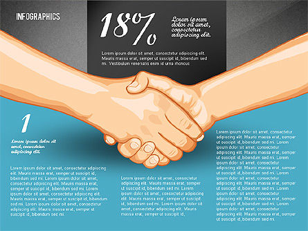 Verhandlungs-Infografik-Konzept, Folie 10, 02750, Infografiken — PoweredTemplate.com