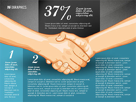 Concepto de Infografía de Negociación, Diapositiva 11, 02750, Infografías — PoweredTemplate.com