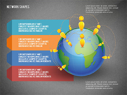 Globe e opzioni, Slide 10, 02751, Diagrammi Palco — PoweredTemplate.com