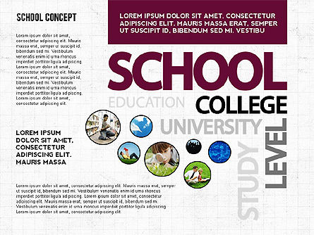 Kata Edukasi Awan Template Presentasi Modern, Slide 6, 02752, Bagan dan Diagram Pendidikan — PoweredTemplate.com