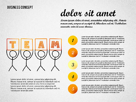 Concepto de presentación del equipo, Diapositiva 8, 02755, Plantillas de presentación — PoweredTemplate.com