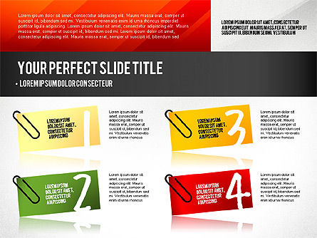 Concept de présentation avec numéros, Diapositive 6, 02756, Modèles de présentations — PoweredTemplate.com
