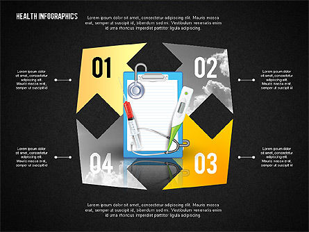 Infografía médica, Diapositiva 16, 02757, Diagramas y gráficos médicos — PoweredTemplate.com