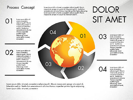Cassetta degli attrezzi di processo con il globo, Slide 3, 02761, Diagrammi di Processo — PoweredTemplate.com