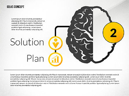 Présentation conceptuelle des idées, Diapositive 5, 02764, Modèles de présentations — PoweredTemplate.com